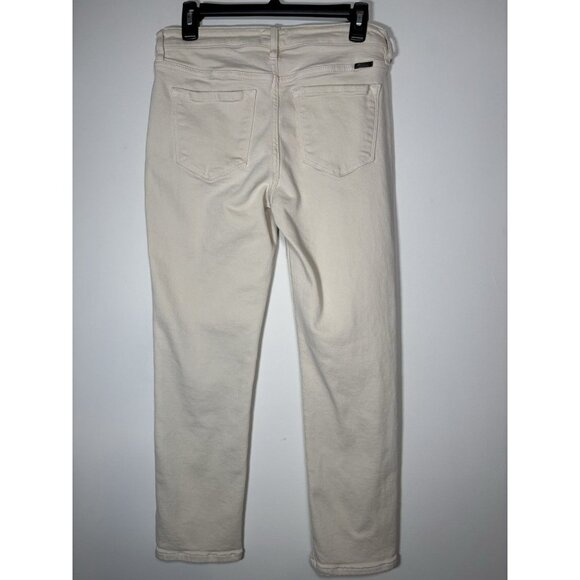 KANCAN Off White Jeans Chic Cream Skinny Size 9 - Picture 4 of 11